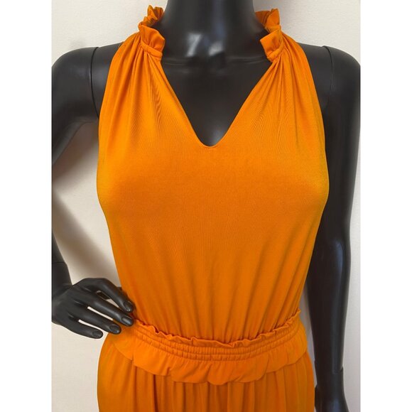 KARL LAGERFELD PARIS Women's Sleeveless Tiered Maxi Dress Size XS NWT - Picture 2 of 4